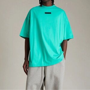 Fear of God Essentials Short-Sleeve Tee 'Mint Leaf'